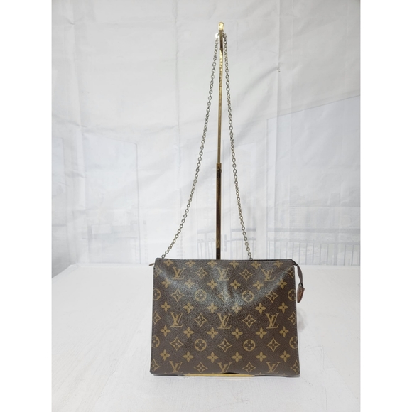 LOUIS VUITTON Monogram Toiletry Pouch 26 With Chain - Picture 1 of 15